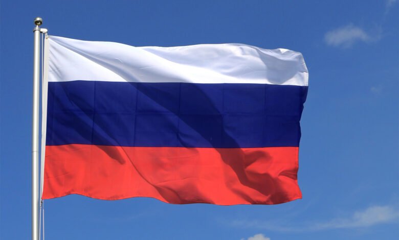 Russische Flagge